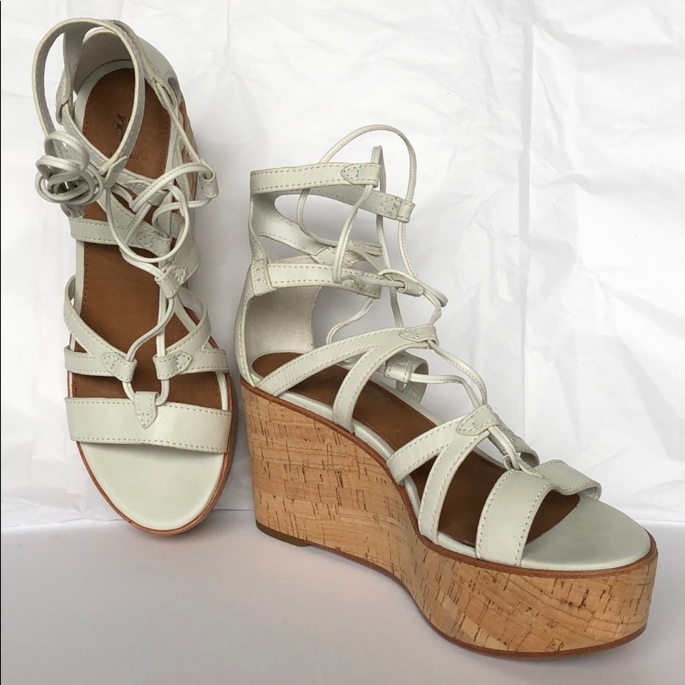 Frye Heather Gladiator - Cream White - Picture 7 of 8